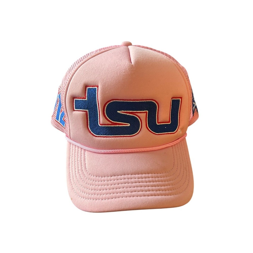 YKIK Young Kings TSU Tennessee State University Tigers Trucker Hat Pink Snapback